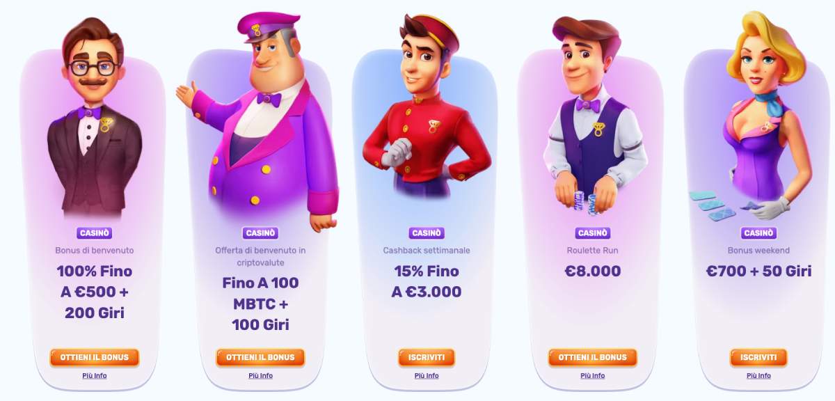 Bonus e Promozioni SlotsPalace
